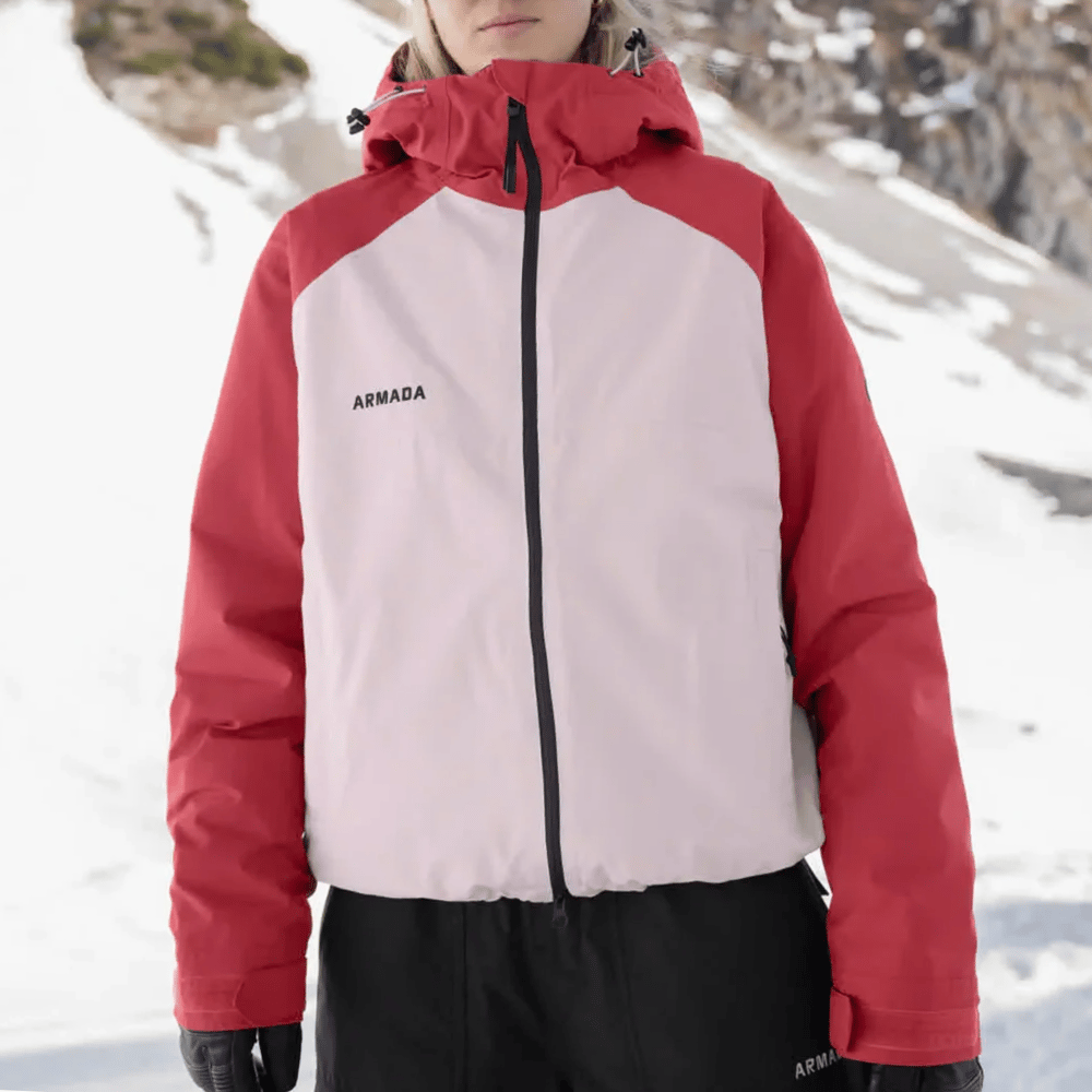 New Armada Pink Red Winter Ski Snowboard Coat