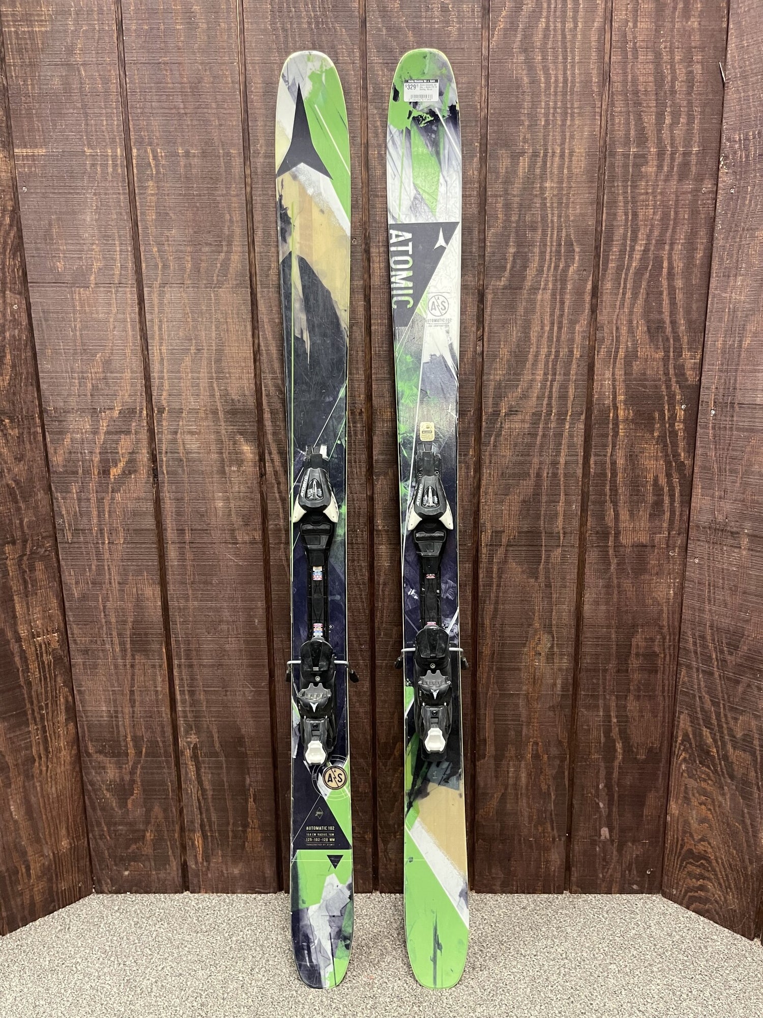 2026 Atomic Automatic 102 Skis w/ Bindings - USED