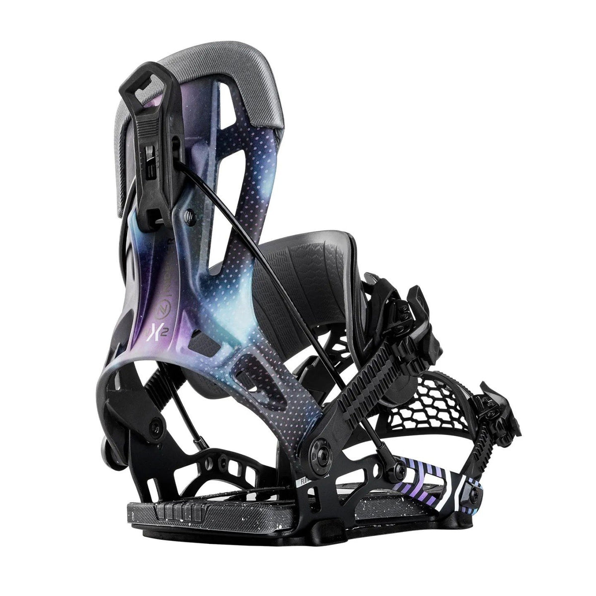 2026 Nidecker Men's Flow NX2 Hybrid Snowboard Bindings - NEW
