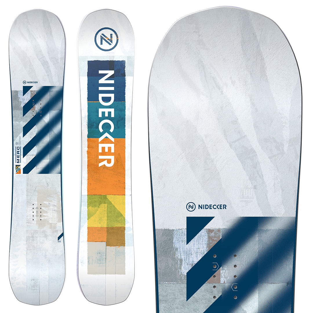 2026 Nidecker Mens Merc Snowboard - NEW