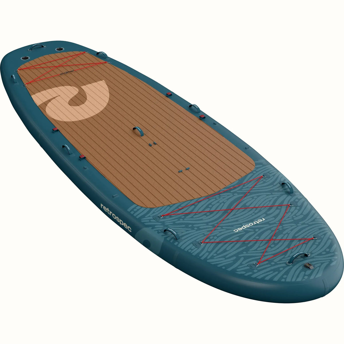 Retrospec Weekender Crew iSUP Paddle Board - Aegean Tide 12