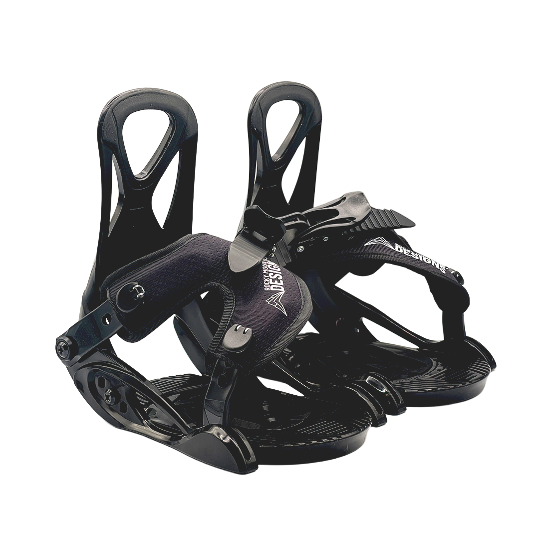 2025 Rocky Mountain Designs EZ Kids Snowboard Bindings (7c to 13c) - NEW
