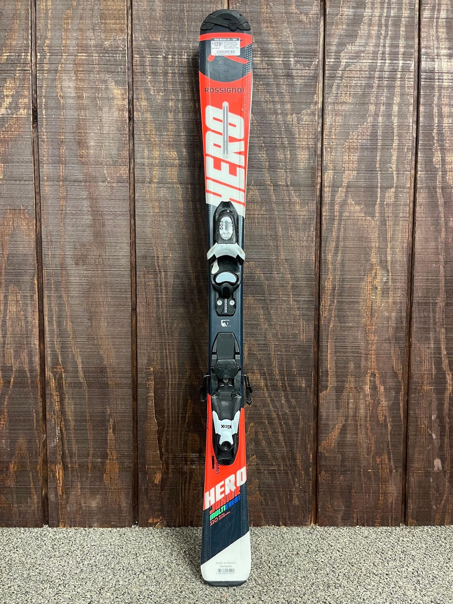2021 Rossignol Hero . Multi-Event Kids Skis w/ Bindings - USED