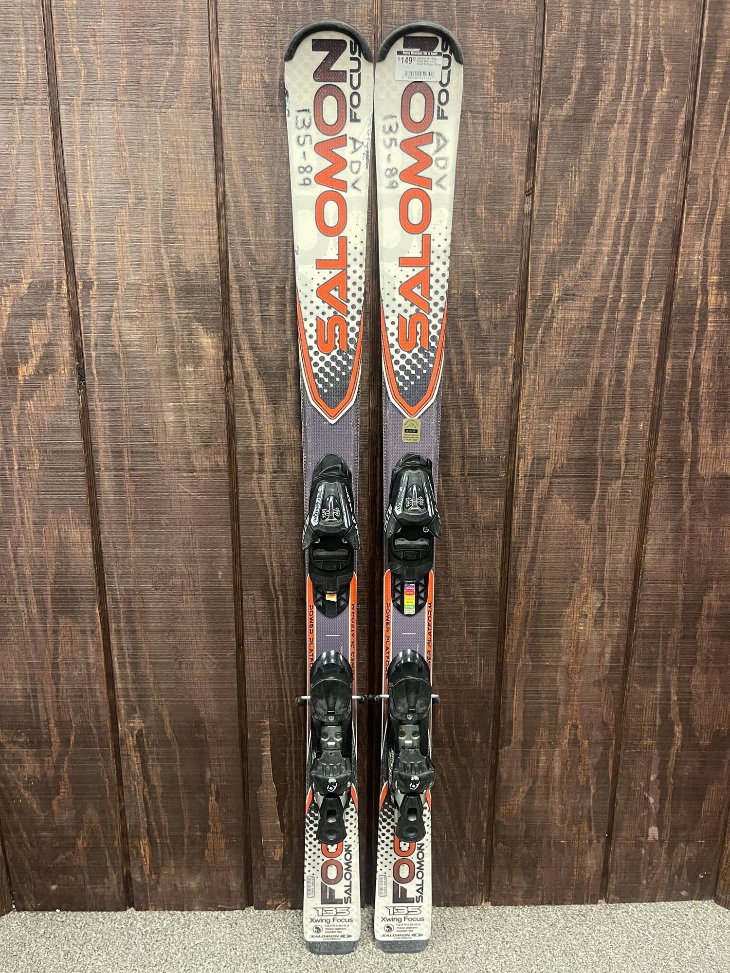 2023 Salomon XWing Focus Skis w/ Bindings - USED