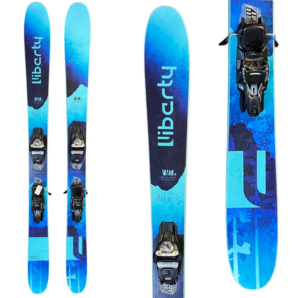 Liberty Genesis 106 Skis w/ Bindings -USED
