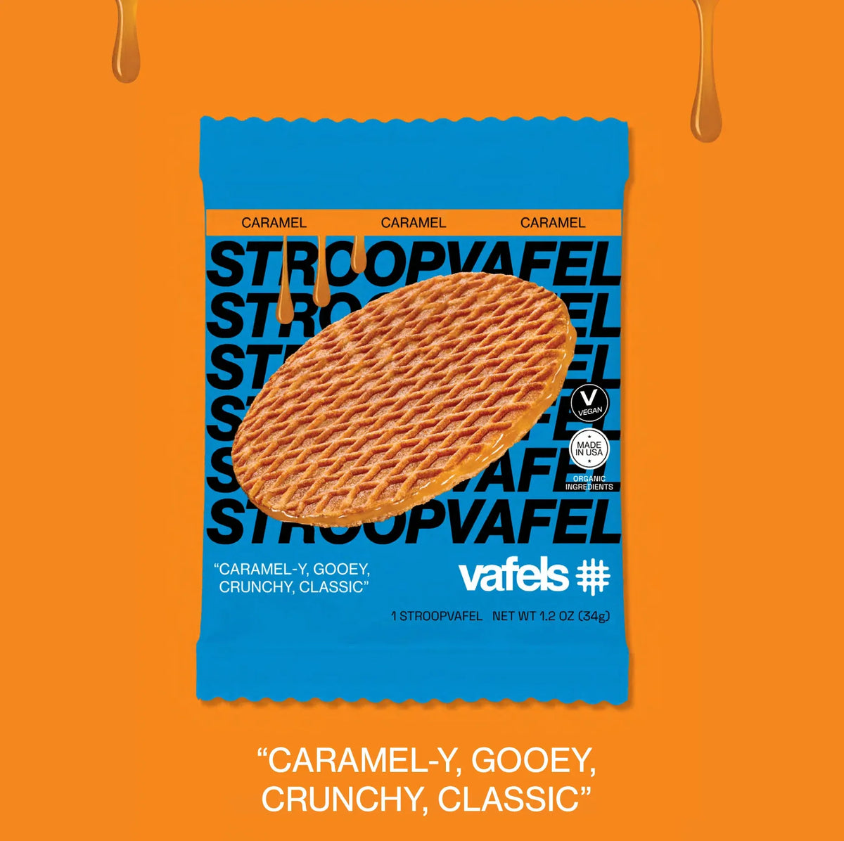 2025 Vafels Plant Based Stroopwafels - NEW