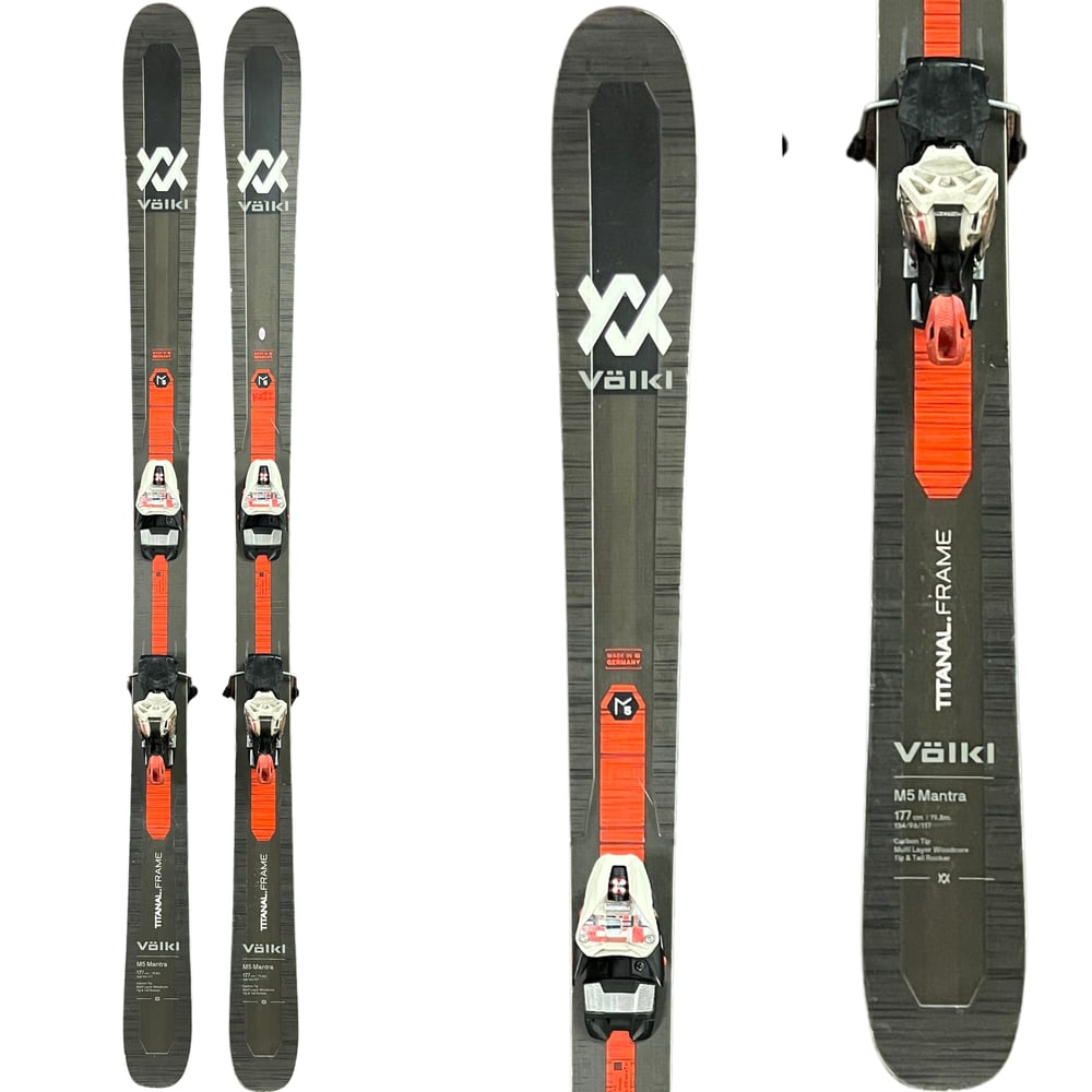 Volkl M5 Mantra Skis w/Bindings - USED