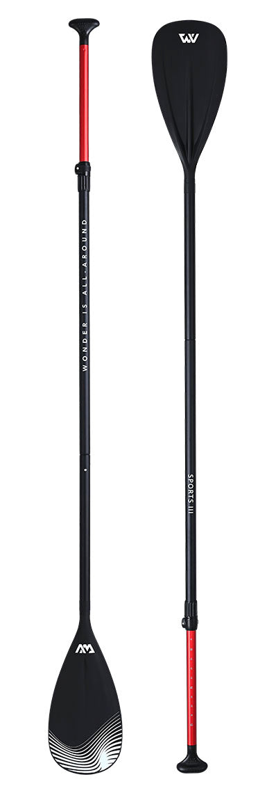 2025 Aqua Marina SPORTS III Adjustable Aluminum iSUP Paddle (3 PCS)