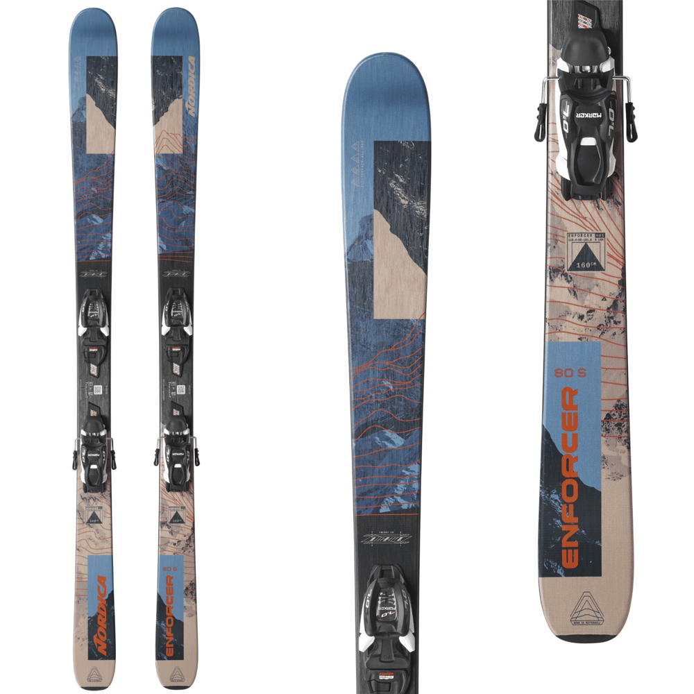 Nordica Enforcer 80 S Skis w/ Bindings - NEW