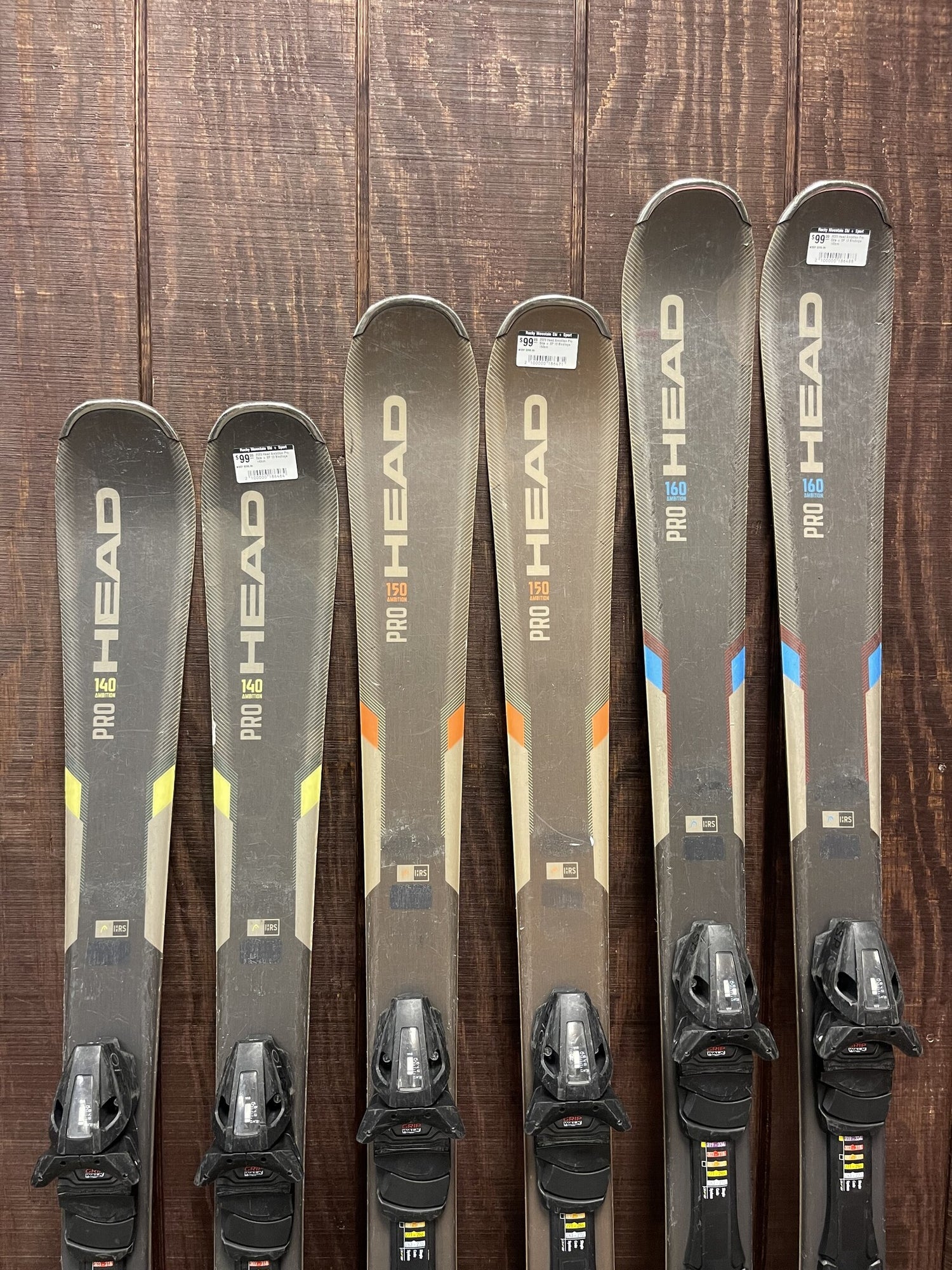 2023 Head Ambition Pro Skis w/ Bindings - USED