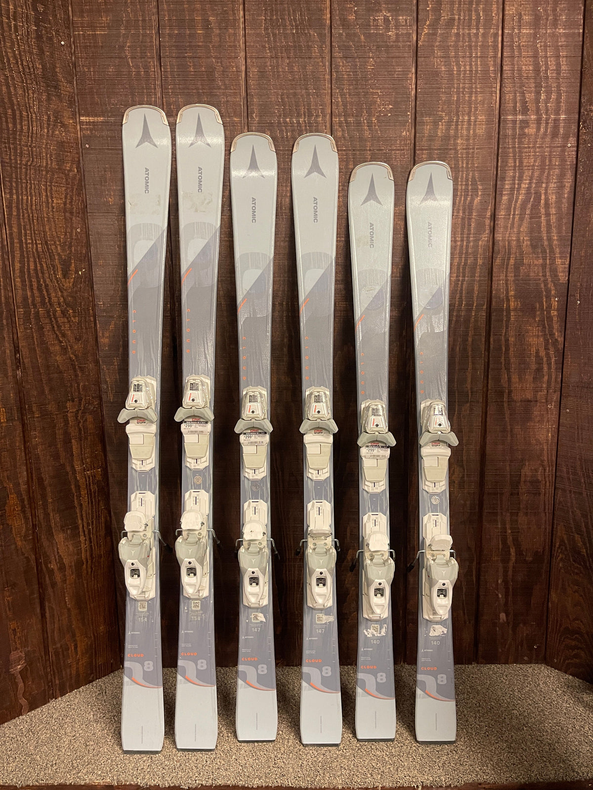 2023 Atomic Cloud Q8 Skis w/ Bindings - USED