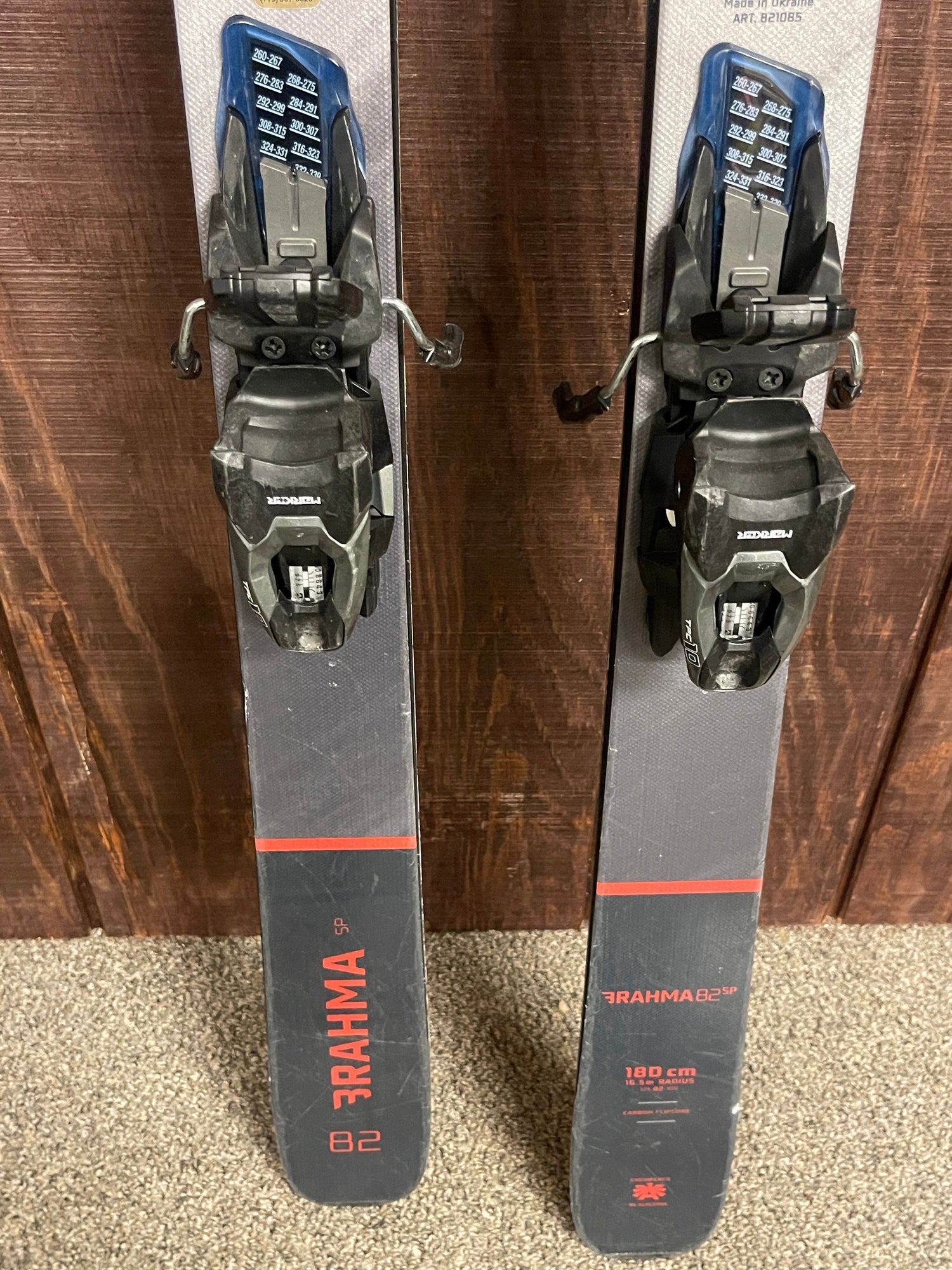 2023 Blizzard Brahma 82 SP Skis w/ Bindings - USED