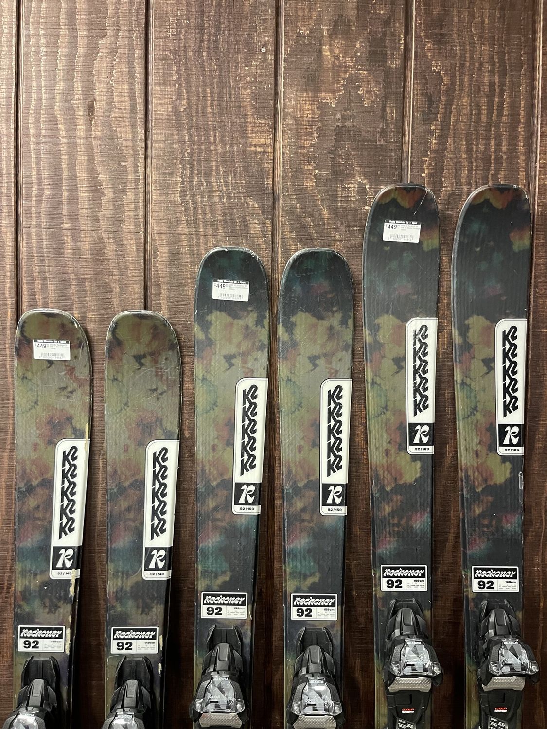 2025 K2 Reckoner 92 Skis w/ Bindings - USED
