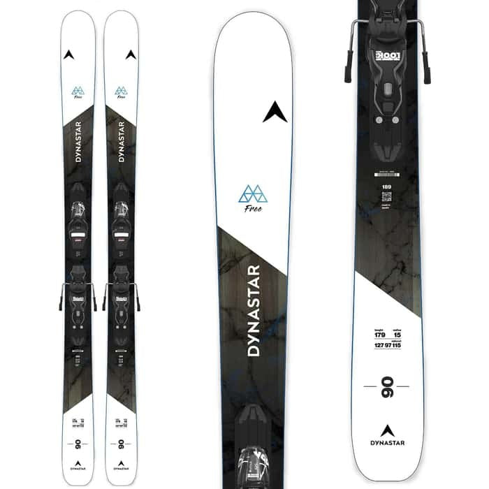 New 2026 Dynastar Men's M Free 90 Skis + XP 11 Bindings