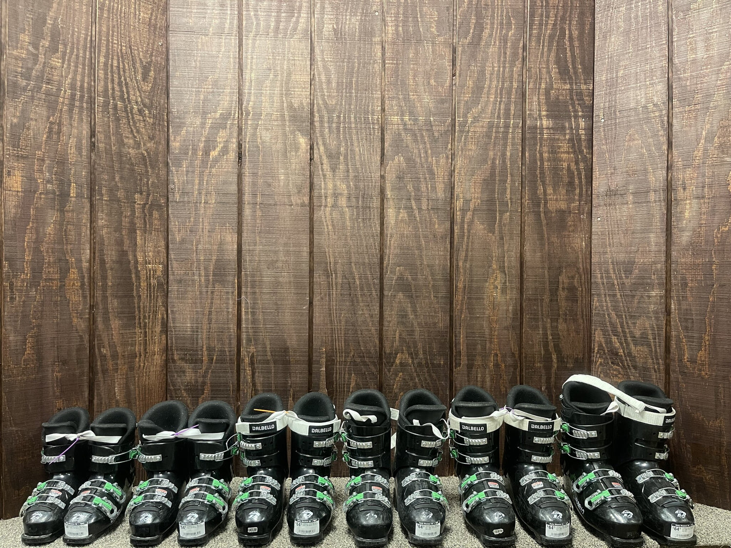 Dalbello Green Menace Grip Walk Kids Ski Boots