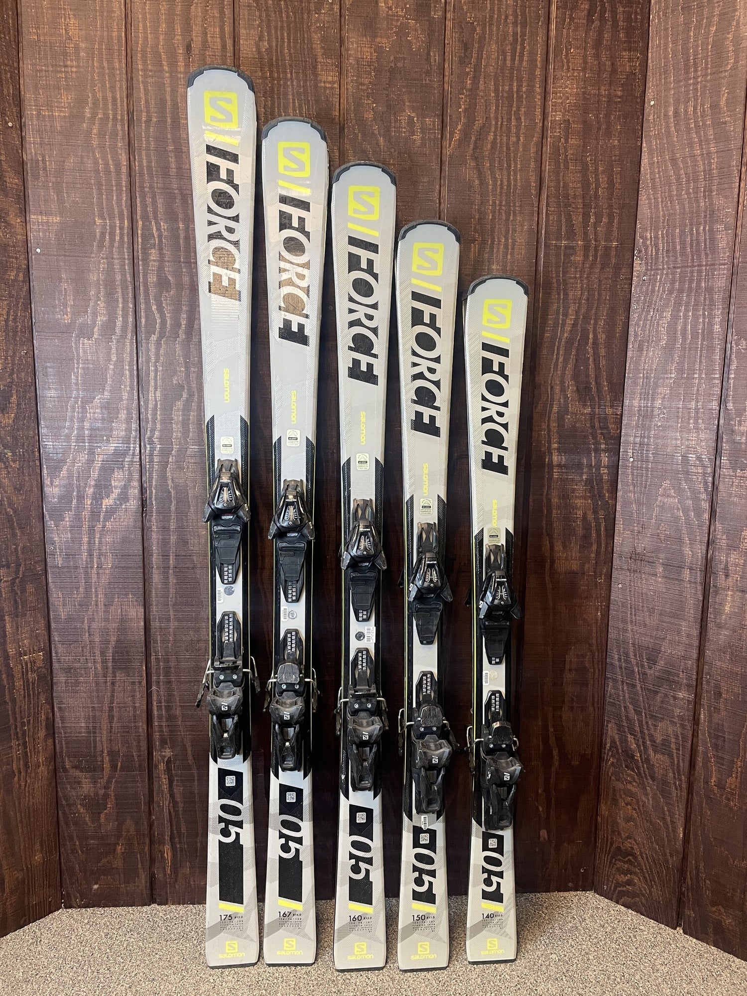 2020 Salomon S/Force 05 Skis + Salomon L10 GW Demo Bindings