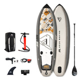 Drift - Fishing iSUP, 3.3m/ , with aluminum SPORTS III paddle and safety leash (Fishing Cooler excluded) - New