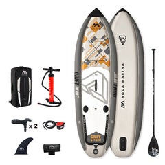 Drift - Fishing iSUP, 3.3m/ , with aluminum SPORTS III paddle and safety leash (Fishing Cooler excluded) - New