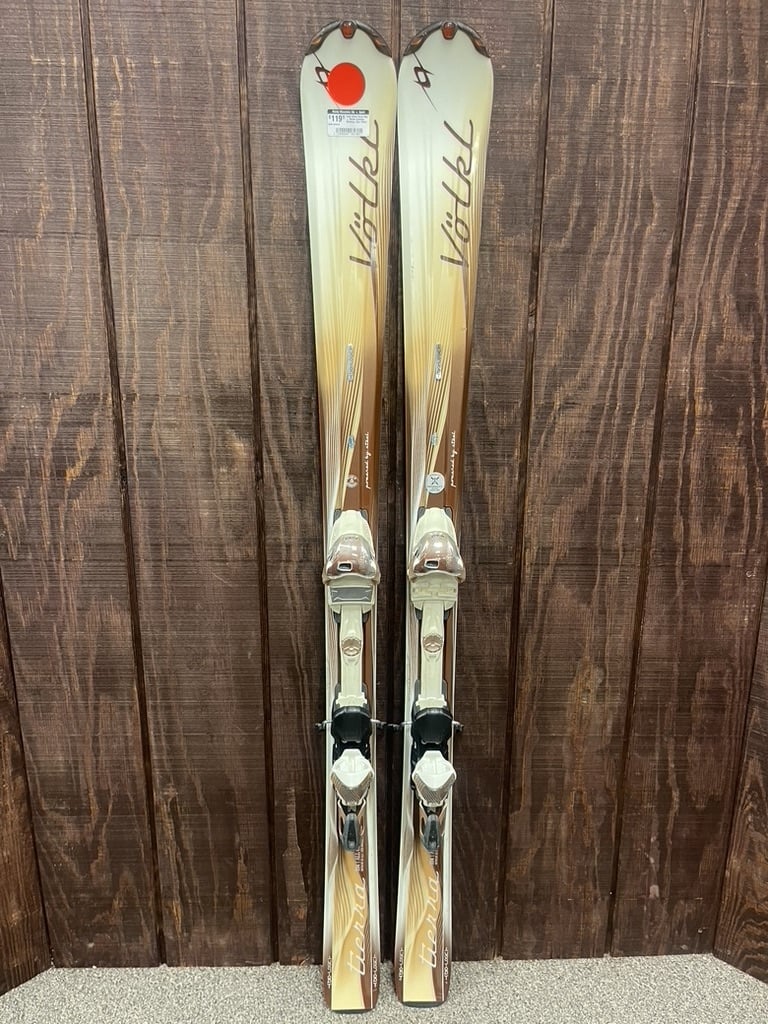 Volkl Attiva Tierra Skis + Marker Emotion Bindings 154cm