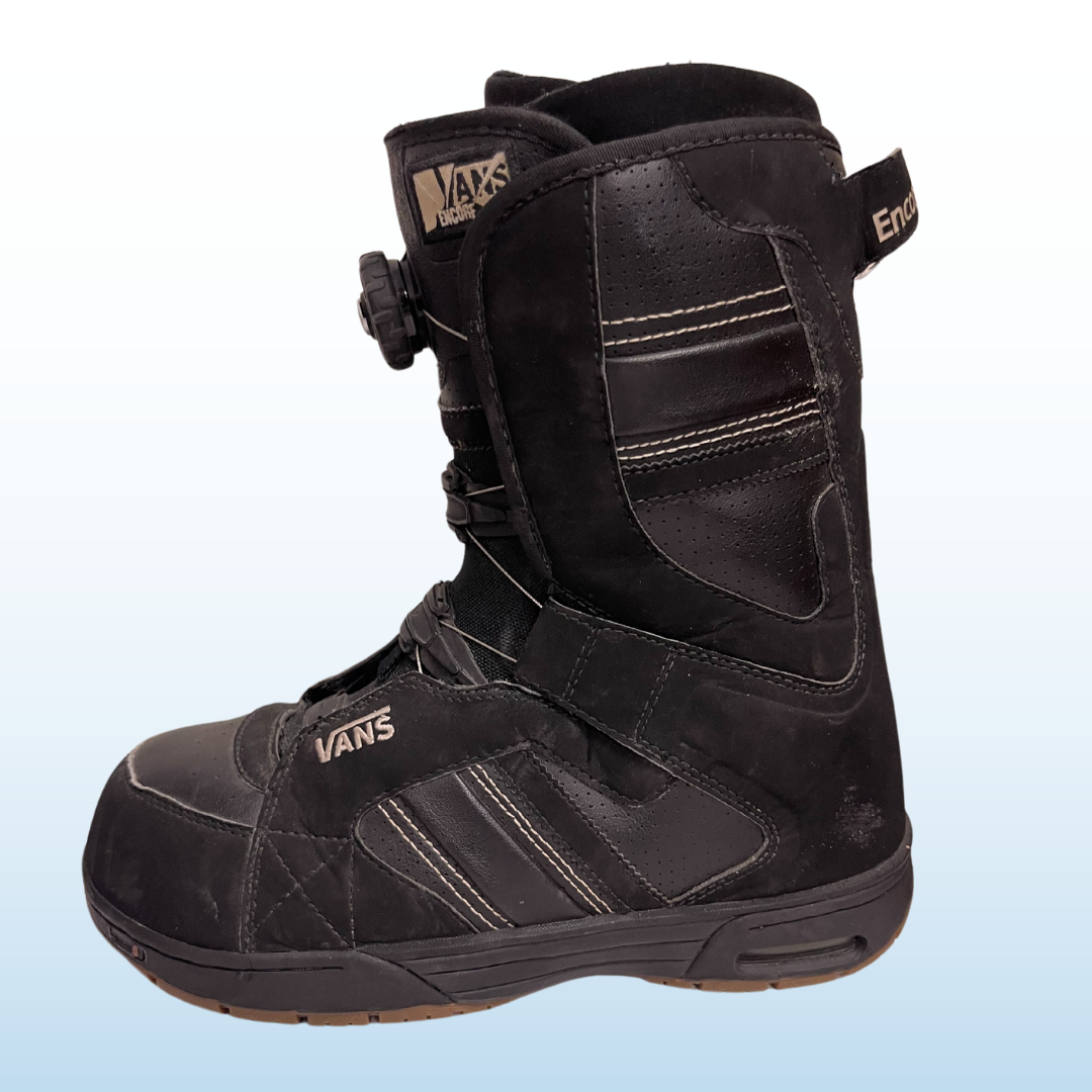Used Vans Encore Snowboard Boots, Size 9