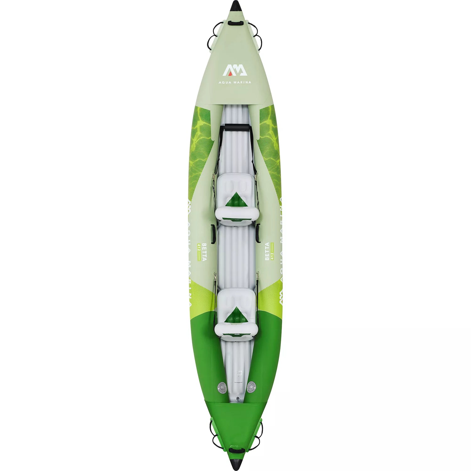 NEW Betta-412 Recreational Kayak - 2 person. Inflatable deck. Kayak paddle set included.