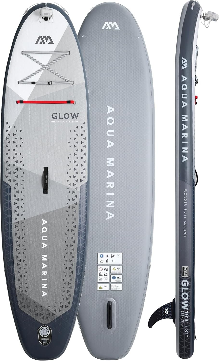 NEW Glow - All-around iSUP with Ambient Light System, 3.15m/15cm, with safety leash