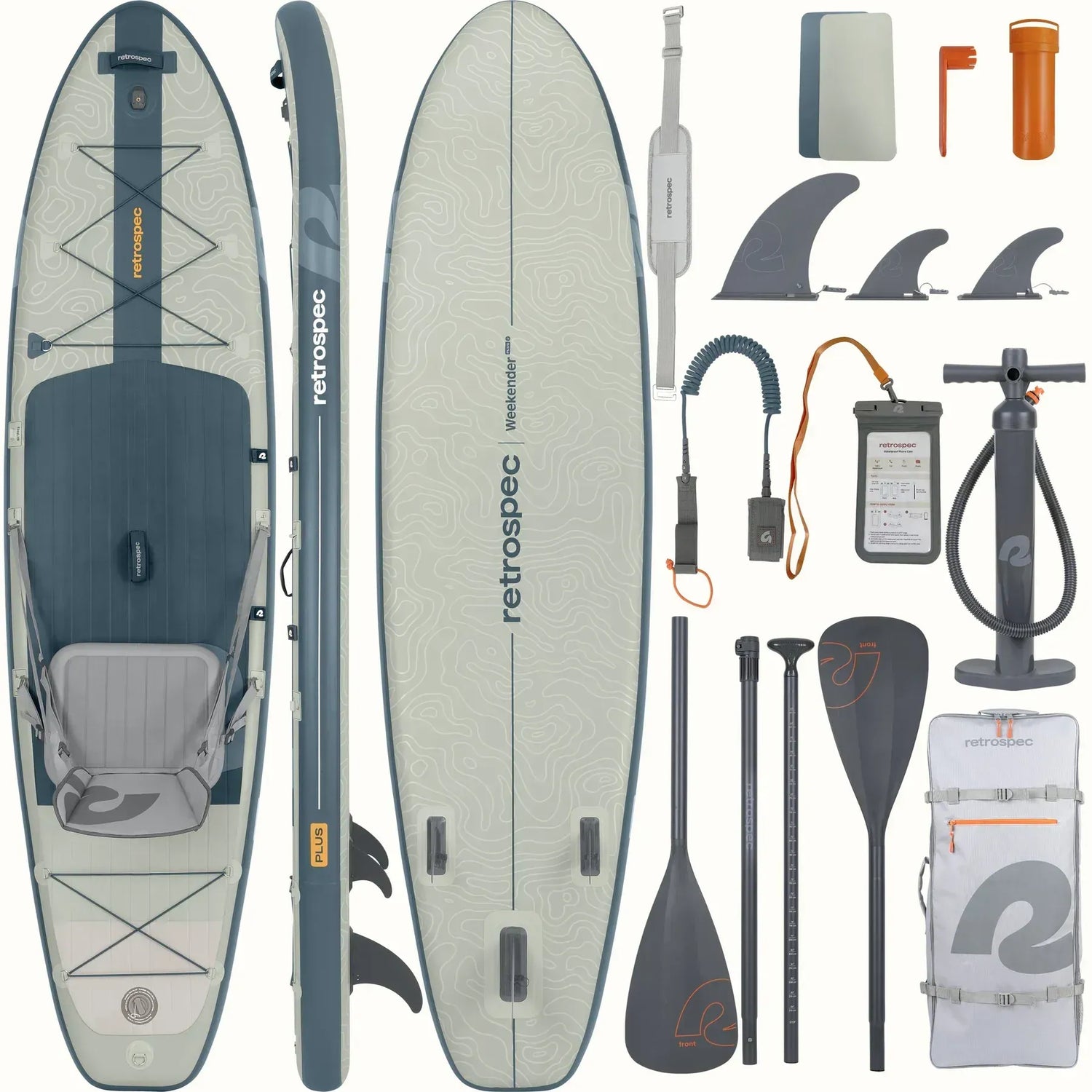NEW Retrospec Weekender Plus iSUP/Kayak Hybrid Kit 10'6