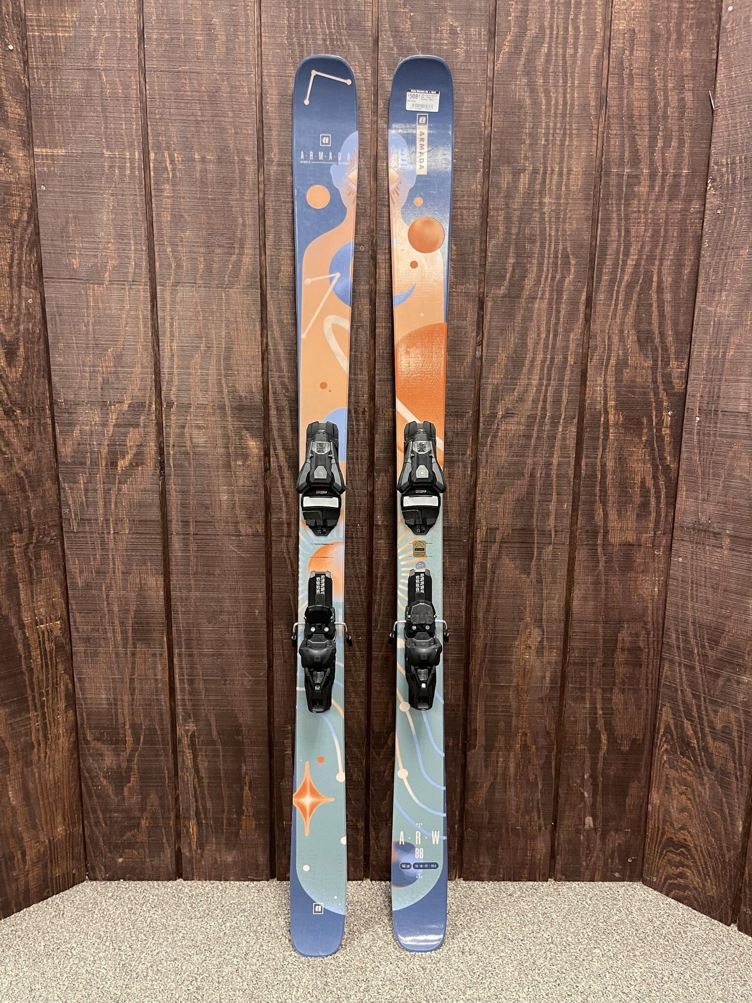 2025 Armada ARW 88 Skis + Strive 11 Bindings, 166cm
