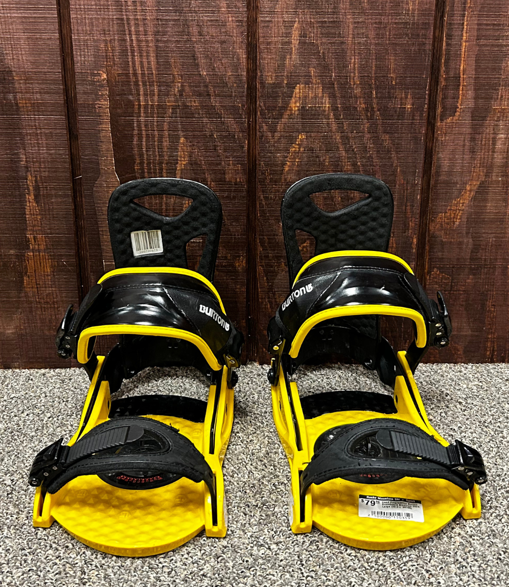 Used 2024 Progression Burton Snowboard Bindings