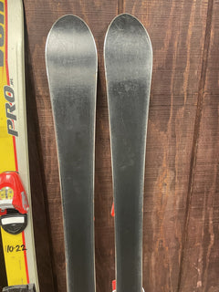 Volkl 724 Pro Jr Kids Skis + Salomon C305 Adjustable Bindings - Used - Image 2