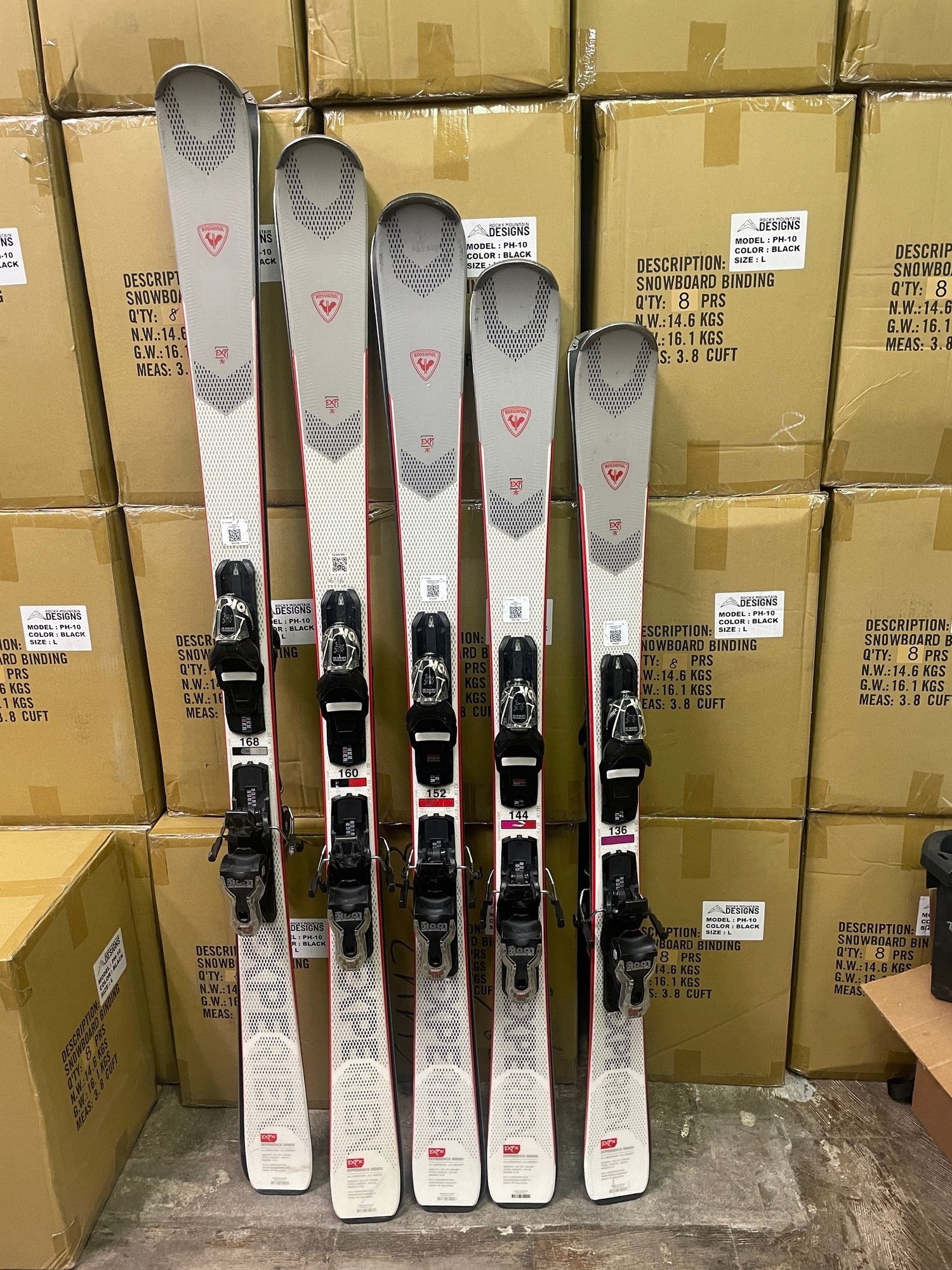 2022 Rossignol Experience 76 Skis + XP 10 Bindings