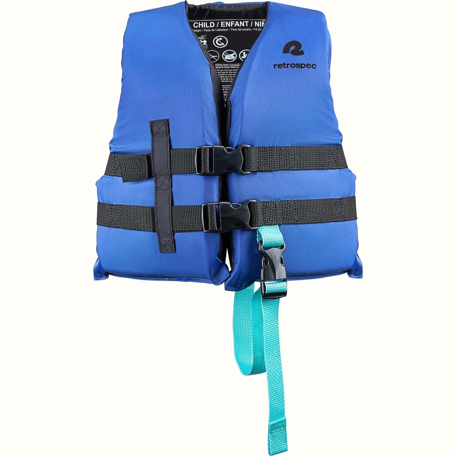 NEW Retrospec Kids Bobbin' Life Jacket PFD (30-50lbs)