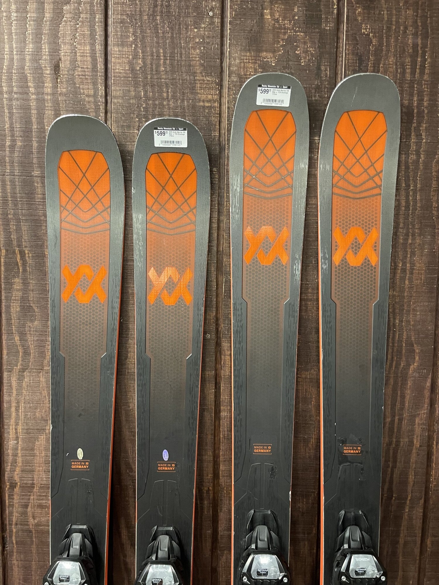 2025 Volkl Mantra 102 Skis + TCX Bindings