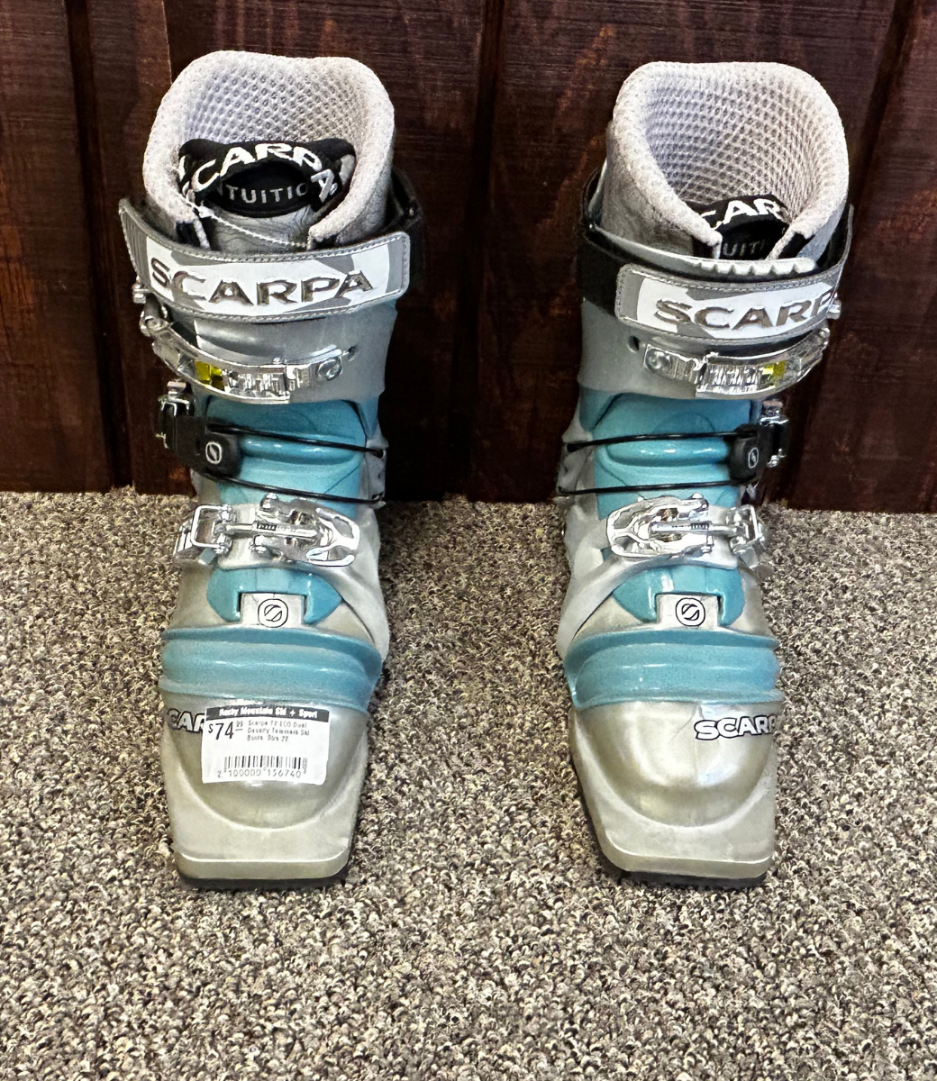 Scarpa T2 ECO Dual Density Telemark Ski Boots. Size 22