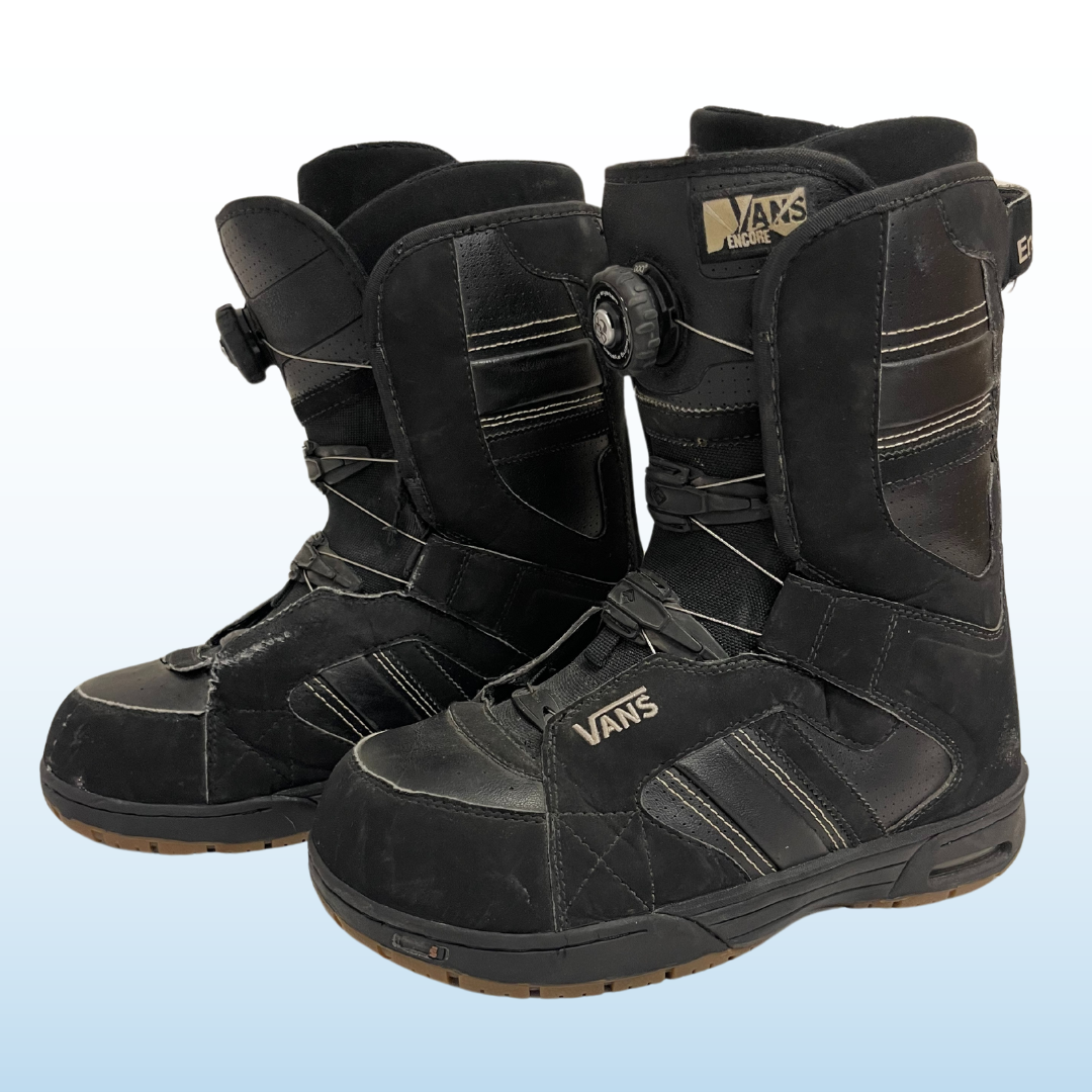 Used Vans Encore Snowboard Boots, Size 9