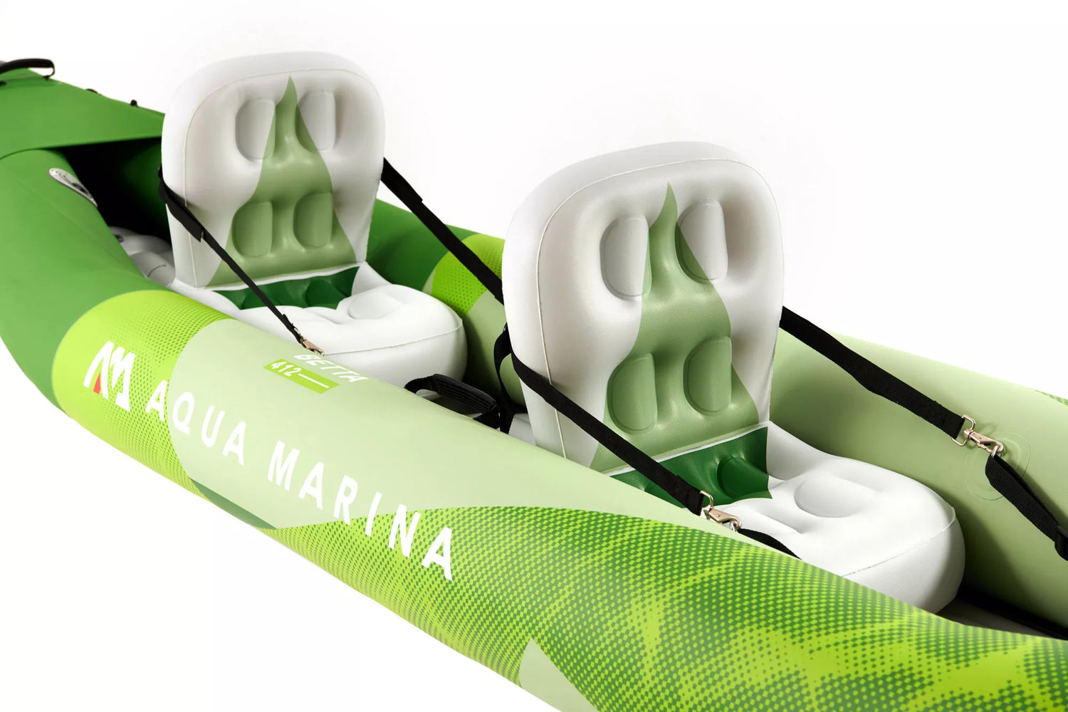 NEW Betta-412 Recreational Kayak - 2 person. Inflatable deck. Kayak paddle set included.