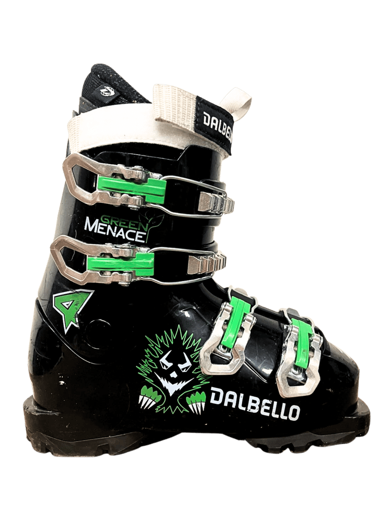 Dalbello Green Menace Kids Ski Boots - USED