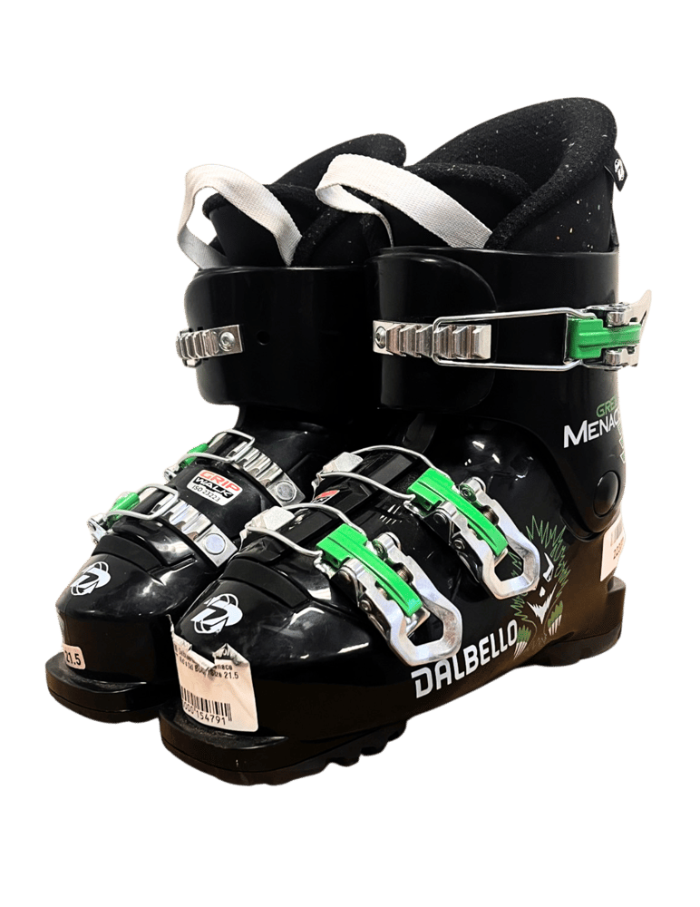 Dalbello Green Menace Kids Ski Boots - USED