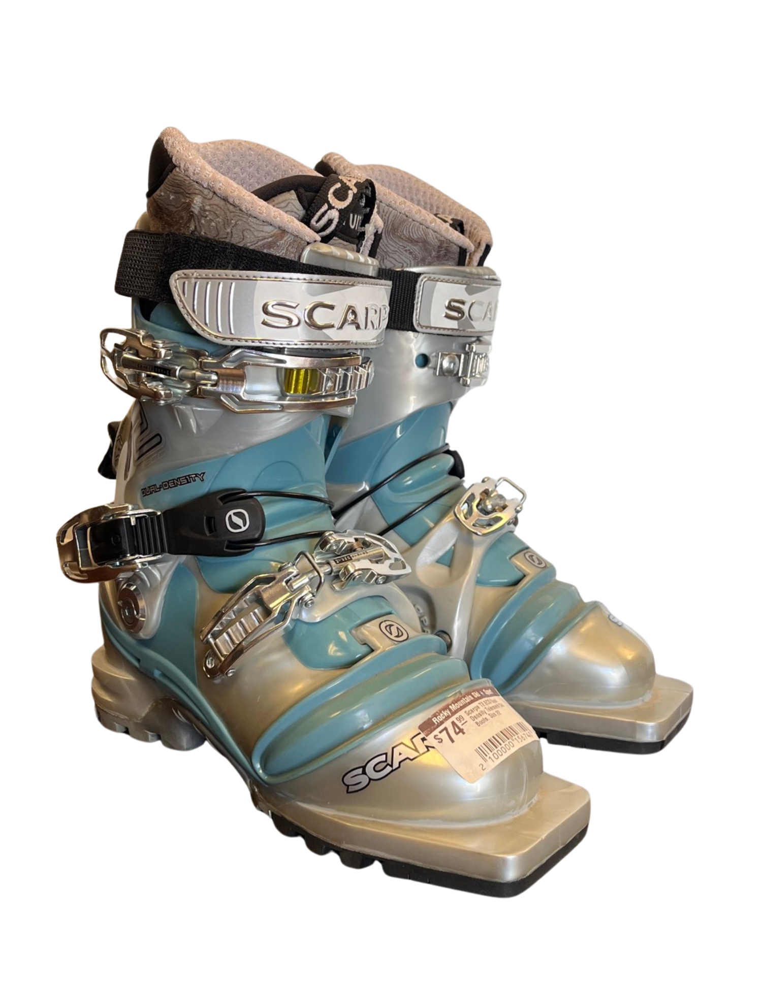 Scarpa T2 ECO Dual Density Telemark Ski Boots. Size 22
