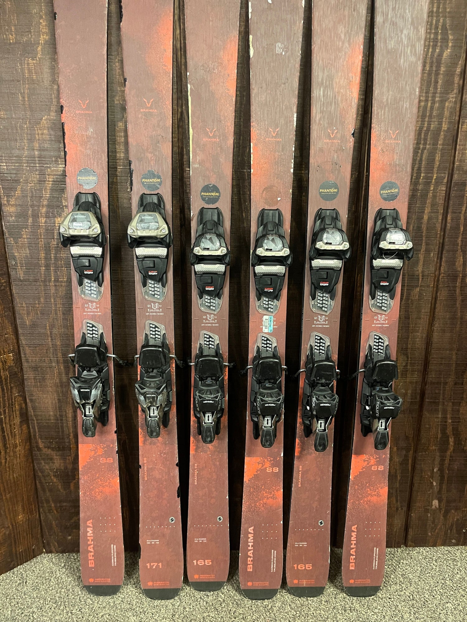 2023 Blizzard Brahma 88 Skis + Griffon 13 Bindings 171cm