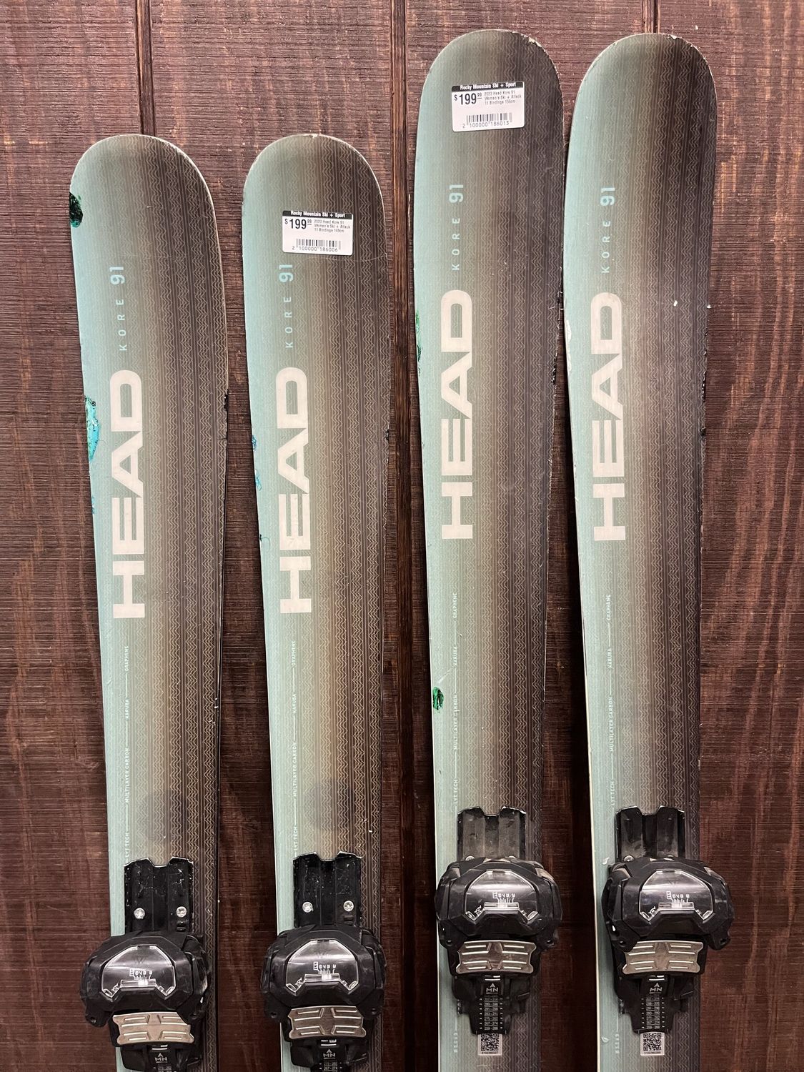 2023 Head Kore 91 W Ski + Attack 11 Bindings