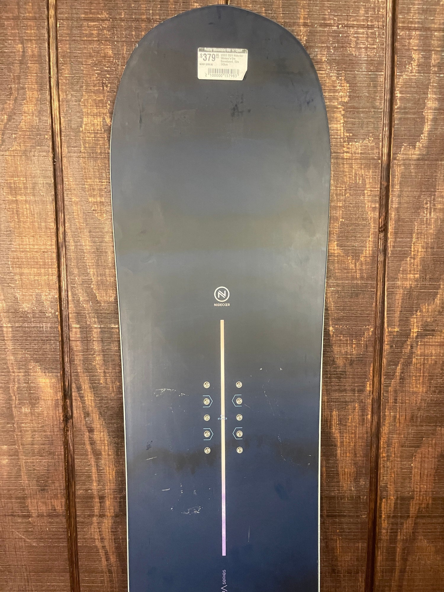 Used 2024 Nidecker Womens Ora Snowboard 143cm