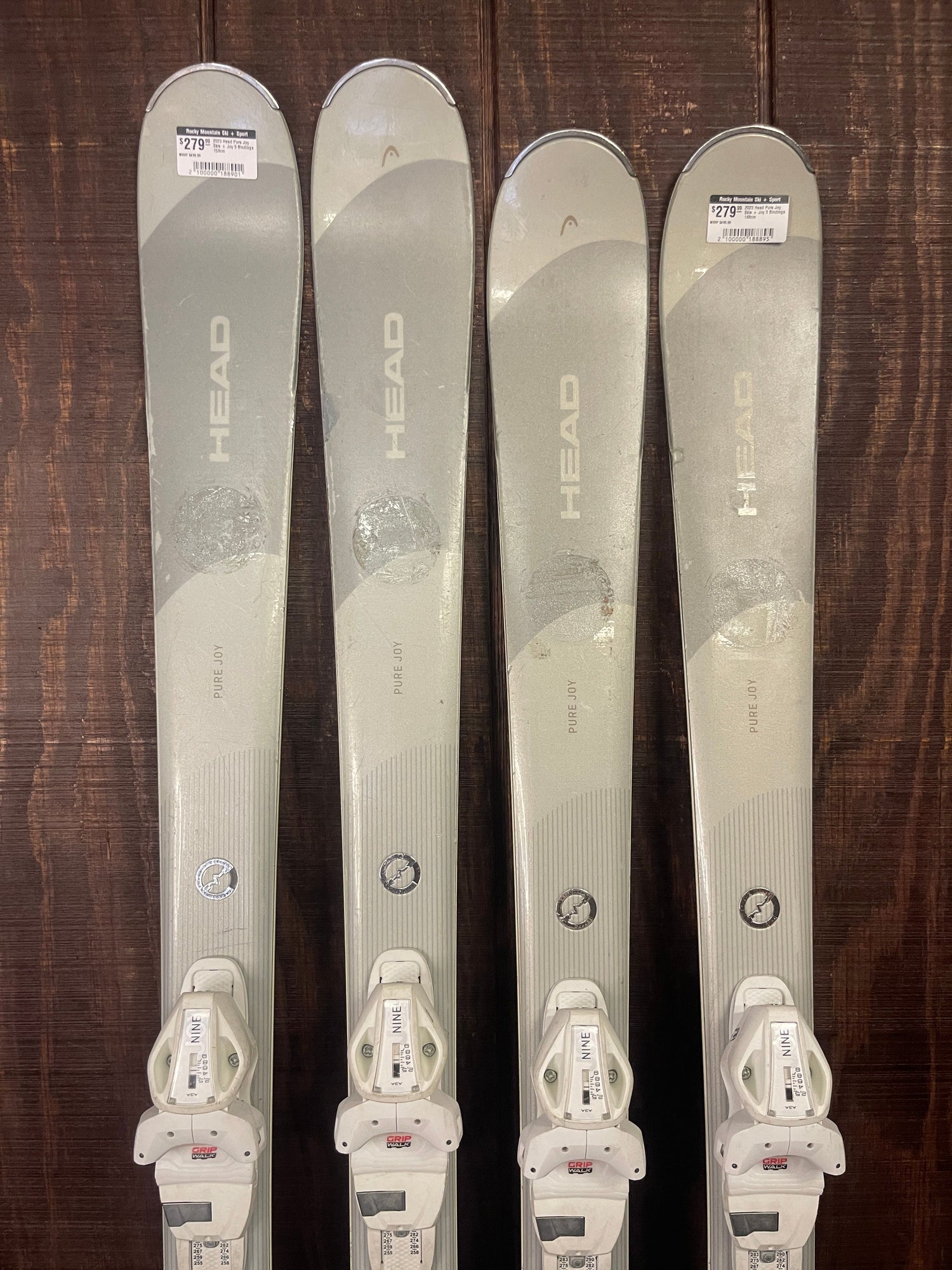 2023 Head Pure Joy Skis + Joy 9 GripWalk Bindings