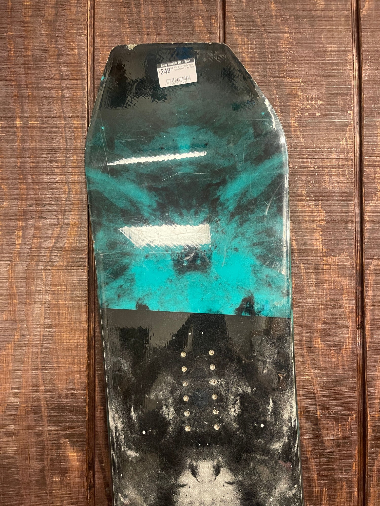 USED 2017 Ride Helix Snowboard 159cm WIDE