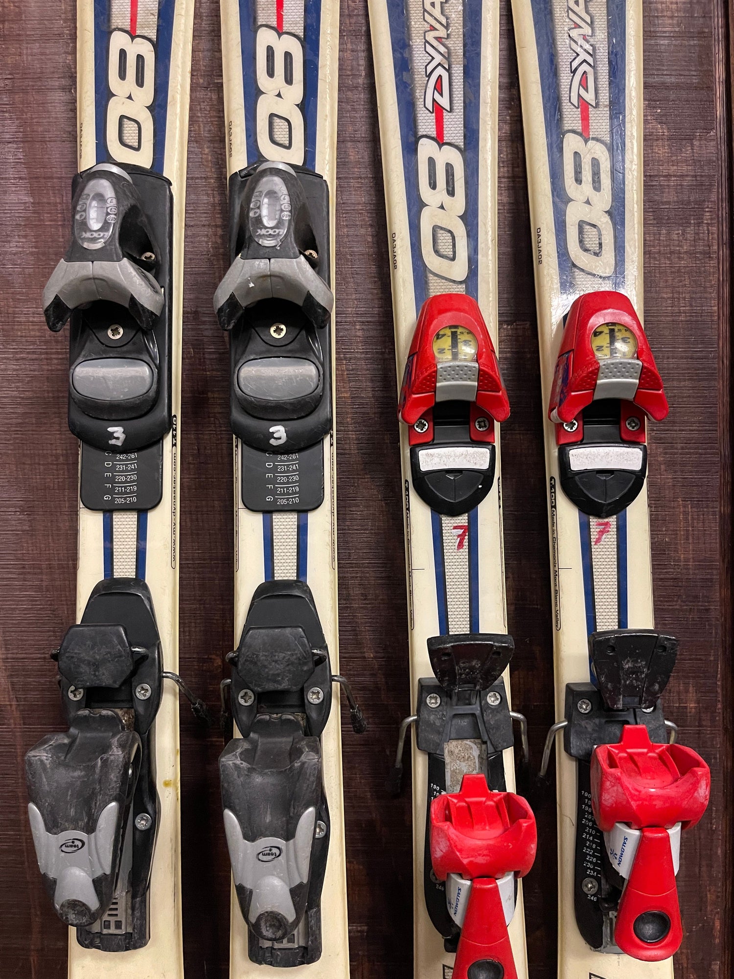 Dynastar Team Speed 80 Kids Skis + Look Team Bindings, 110cm