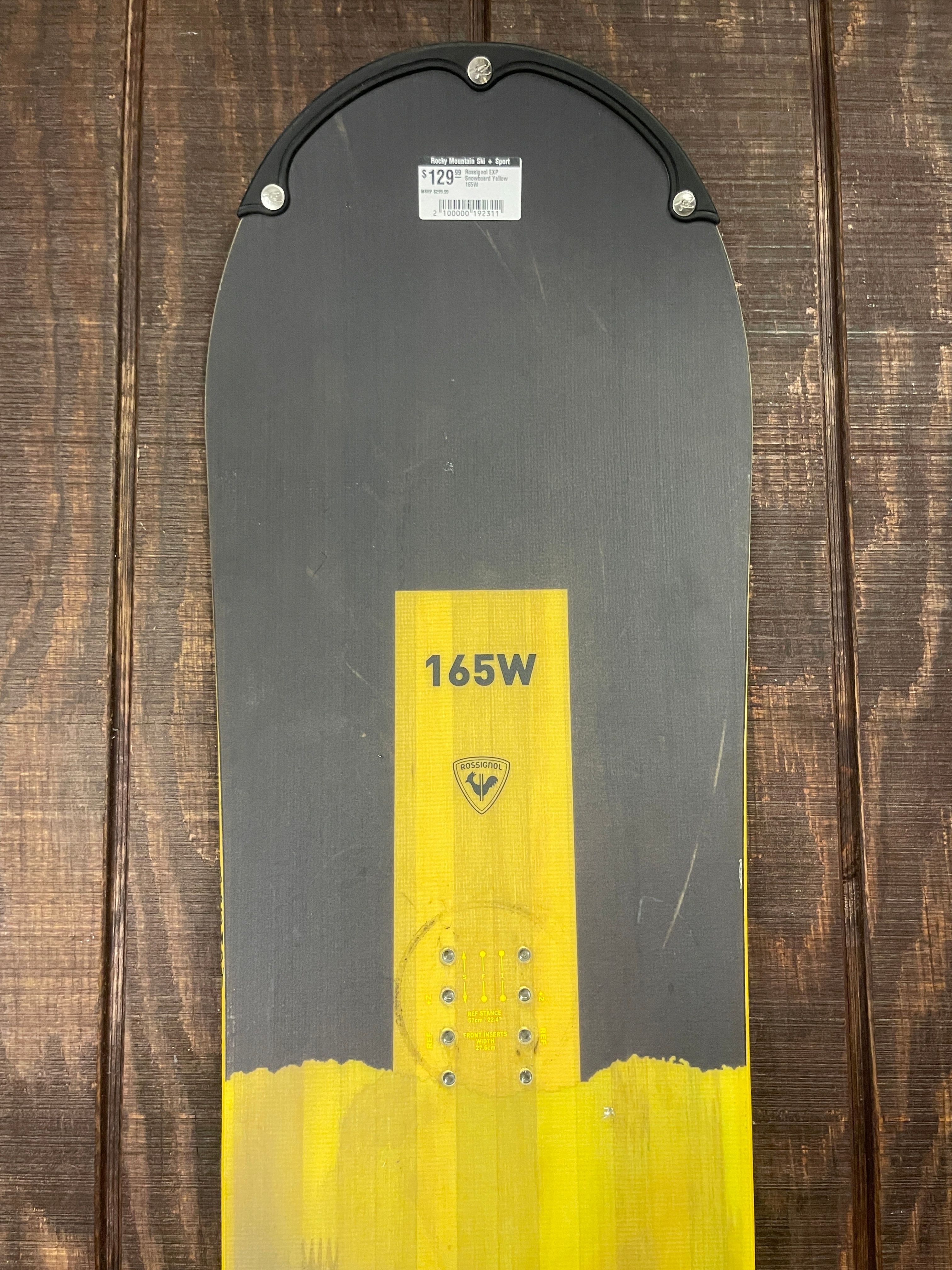 Rossignol マウンテンパーカー ブラック/イエロー Rossignol EXP Snowboard – Rocky Mountain Ski + Sport