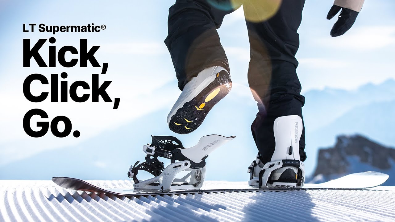 NEW 2026 Nidecker LT Supermatic Snowboard Bindings