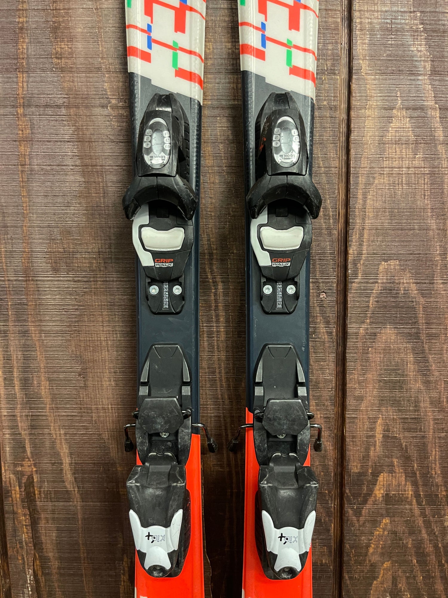 Rossignol Hero Jr Pro Kids Race Skis + Look Team 4 Bindings