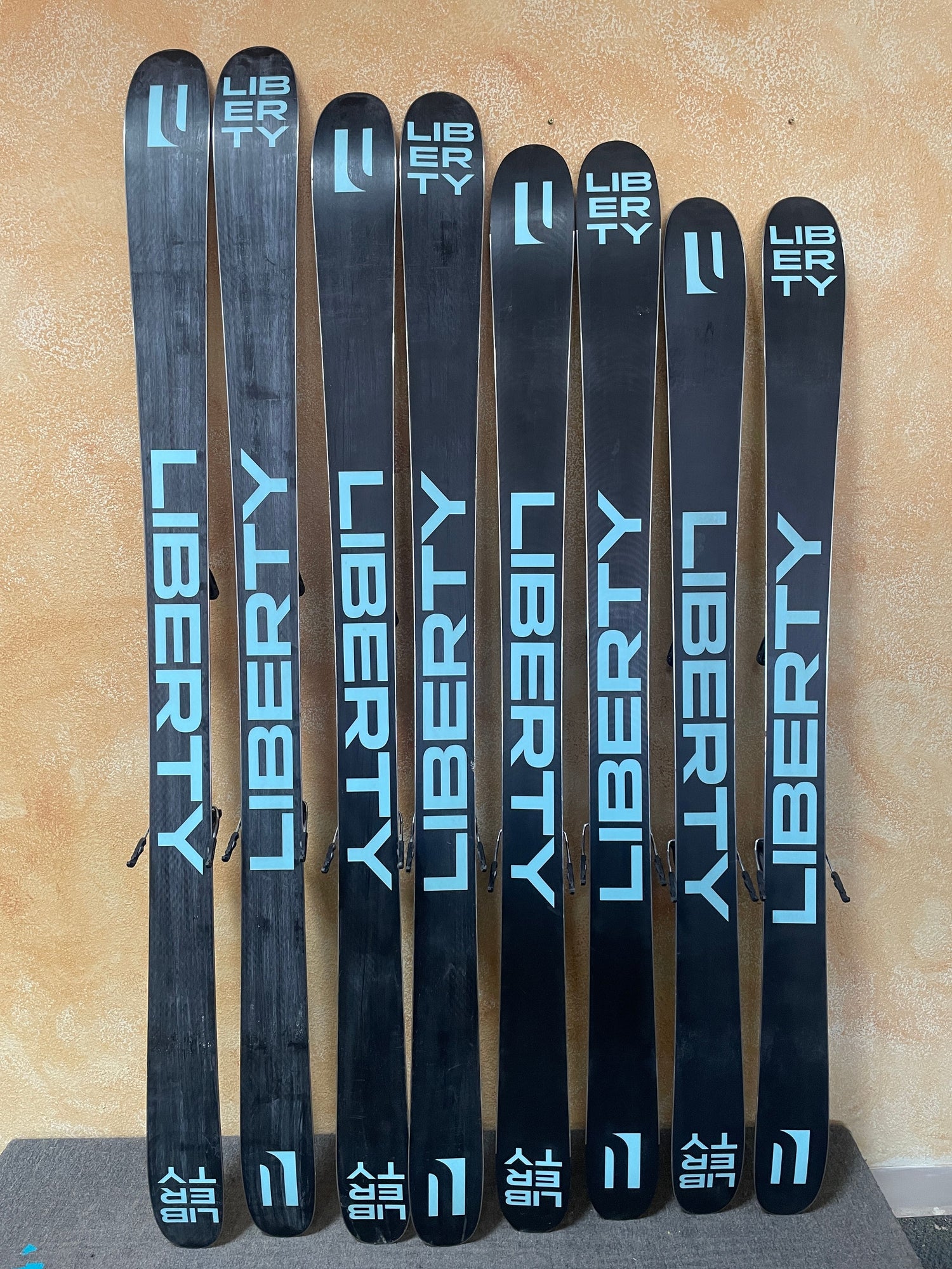 Used 2024 Liberty Scope 94 Skis + Strive 11 GW Bindings