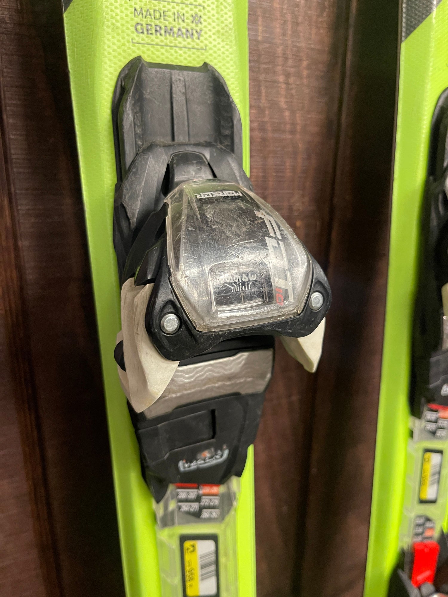 Used Volkl Deacon 8.0 Skis + Marker FDT 10 GripWalk Bindings